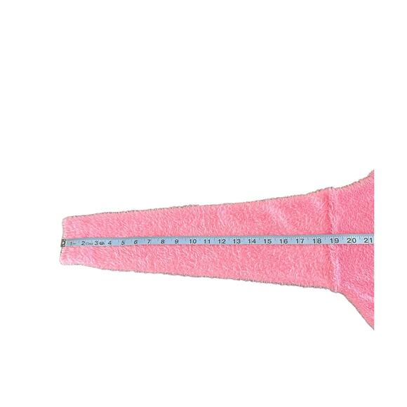 Intimately Free People Pink Fuzzy Girls Night In Maxi Pullover Dress Size Medium - Picture 13 of 13